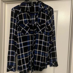 Torrid, Long sleeved, button down, plaid shirt, like new